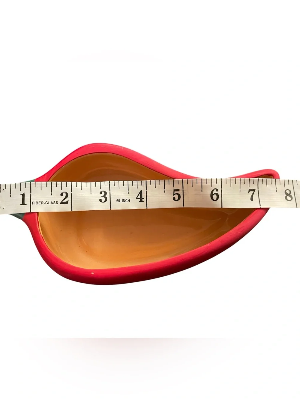 🌶️Ceramic Chili Pepper Dish in Red and Green.